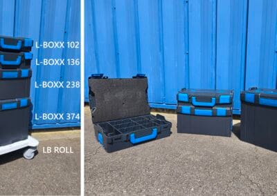 L-boxx 102 ref: 6000010876 L-boxx 136 ref: 6000010877, L-boxx 136 incl.8 ib ref: 1000011335 L-boxx 238 ref: 6000010992 L-boxx 374 ref: 6000010994